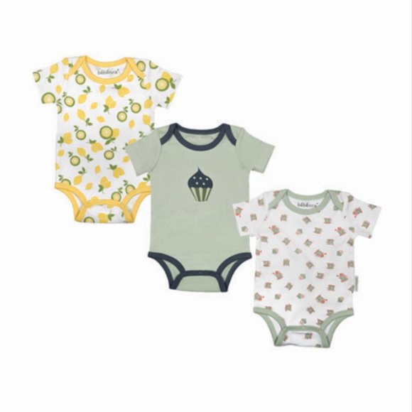 3-Pack - Organic Baby Onesies/Bodysuits
